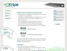 Tablet Screenshot of hgknips.de